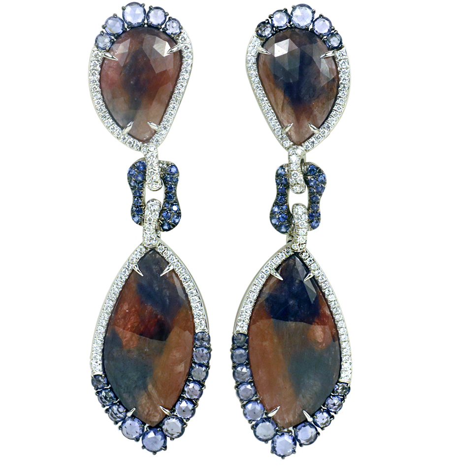 Giovanni Ferris Earrings to benefit American Friends of Soroka via the Charitybuzz auction going on now. 