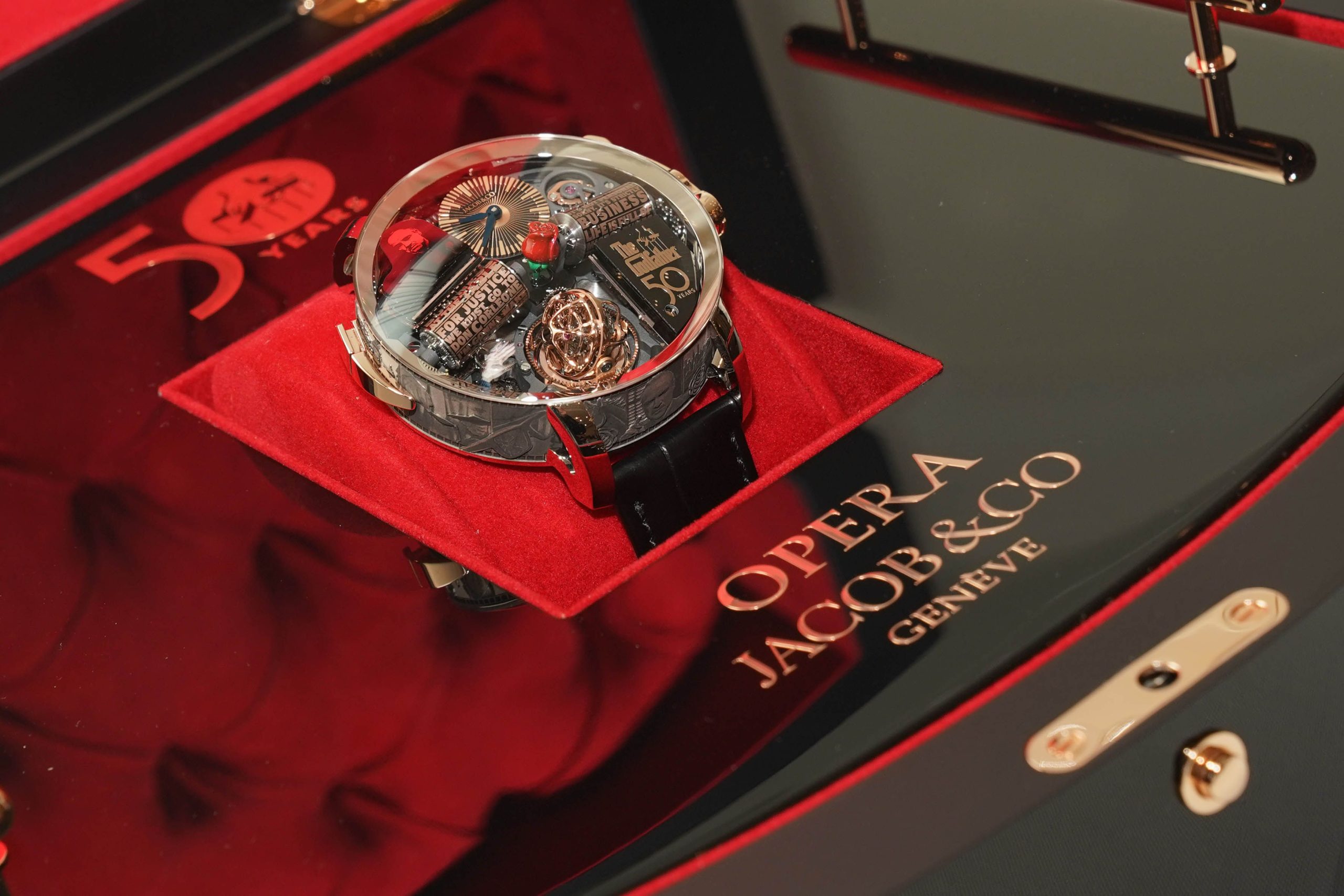 Jacob & Co. Opera Godfather Anniversary watch.