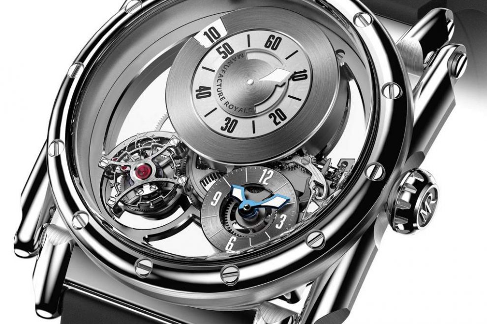 Manufacture Royal ADN Jumping Disk watch is one of our favorite picks for the GPGH 2017 Travel Time category.