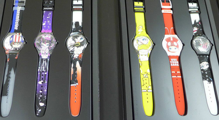 The Swatch Hiroyuki Matsuura was sold as a set of six. 