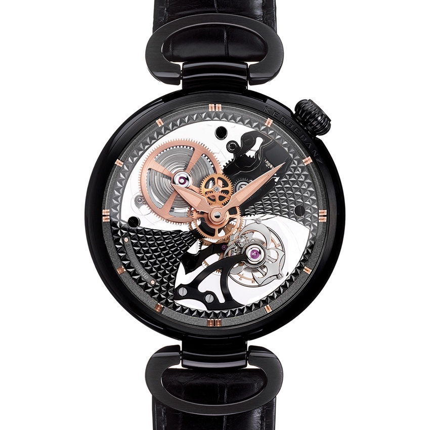 Black watches get their color from a variety of processes, including DLC, PVD and ceramic or alloys made in black. 