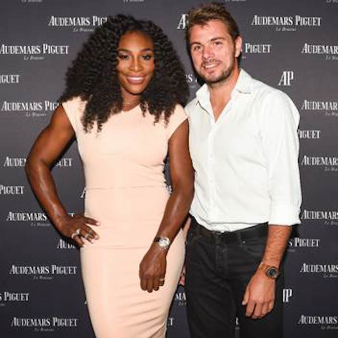 Serena Williams and Stan Wawrinka, both Audemars Piguet ambassadors