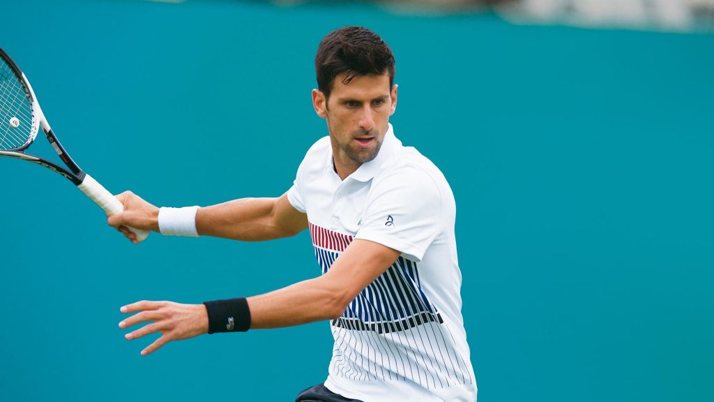 Novak Djokovic takes the Grand Slam title at Wimbledon 2018. He is a Seiko brand ambassador. 