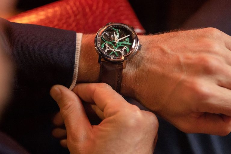 Accutron Spaceview 2020 x La Palina Limited Edition set.