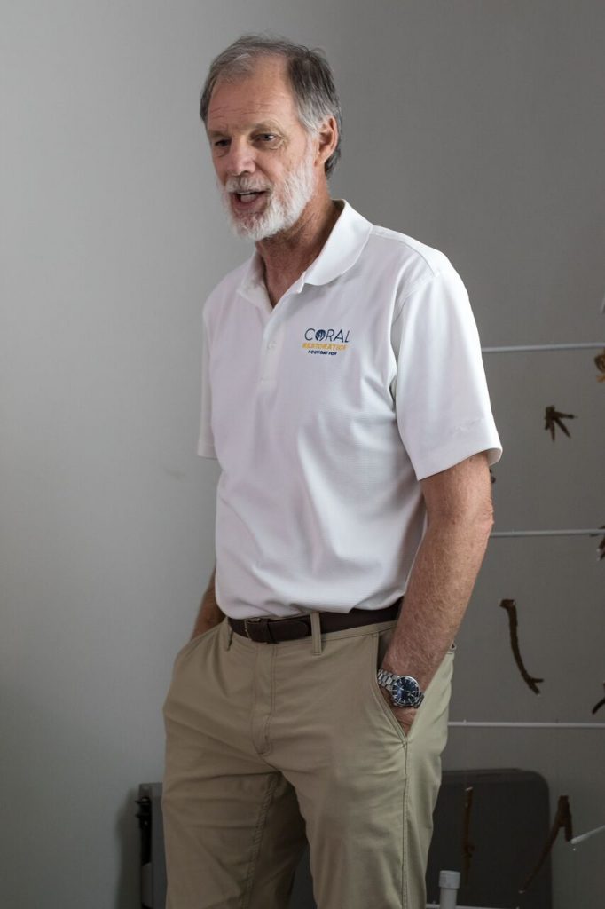 Coral Restoration Founder, Ken Nedimyer. 