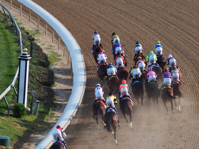 Keeping Time exciting - at the recent Kentucky Derby