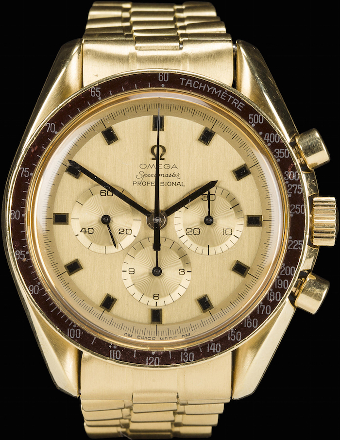 Lot 141, Alan Bean Omega Speedster Professional Watch, sold for $xx at Bonhams' auction yesterday. 