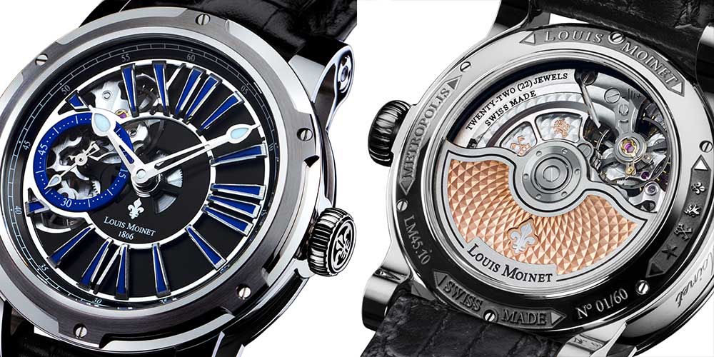 Louis Moinet Metropolis in steel retails for about CHF 10,900