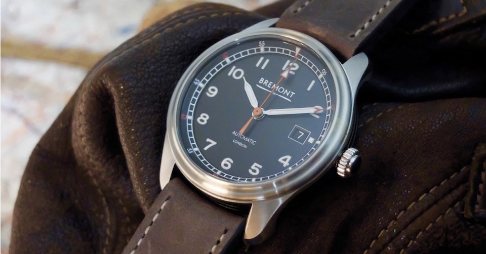 Bremont AIRCO on leather strap for vintage appeal. 