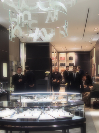 Lambert recently officiated at the opening of the  new Montblanc boutique is on Madison Avenue around 57th street. 