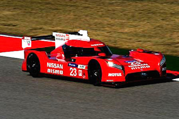 The new Nissan GT-R LM NISMO testing in preparation for its 2015 FIA World Endurance Championship and Le Mans 24 Hours debut. 