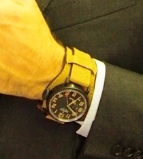 The new Zenith- on the wrist. 