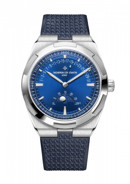 The Vacheron Constantin Overseas Retrograde Date watch as seen at Watches & Wonders Geneva 2023. 