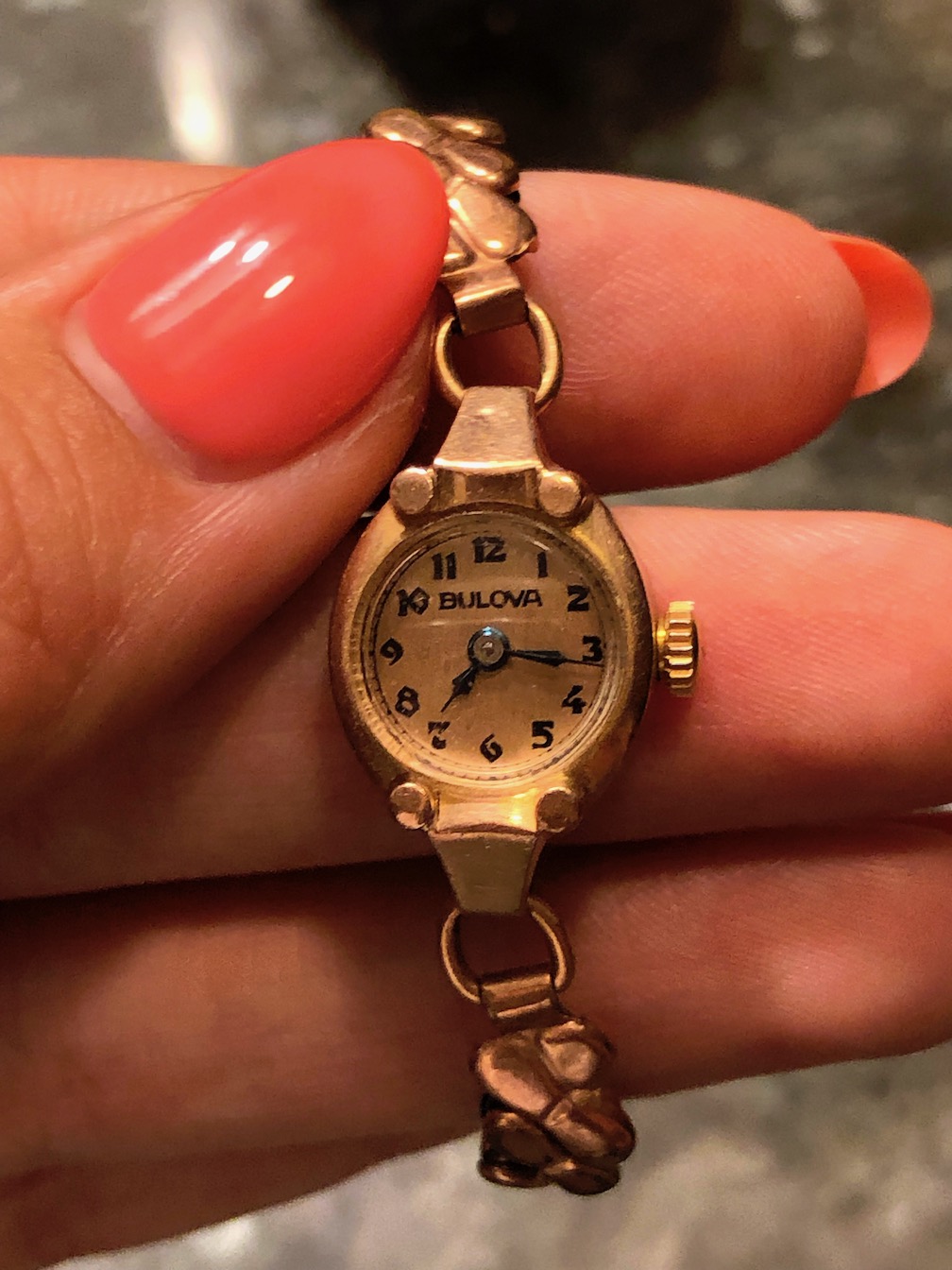 vintage Bulova watch 