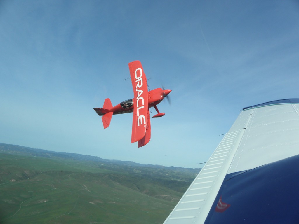 Sean D. Tucker flying Oracle