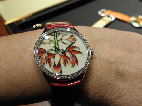 Enamel and guilloche work come together in this Vacheron Constantin Metiers d'Arts piece.
