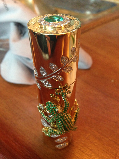 One of a kind Perfume bottle from House of Sillage -- set with 665 gemstones. 