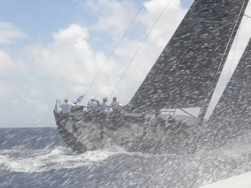The last day of the regatta was a windy one with high seas and lots of action