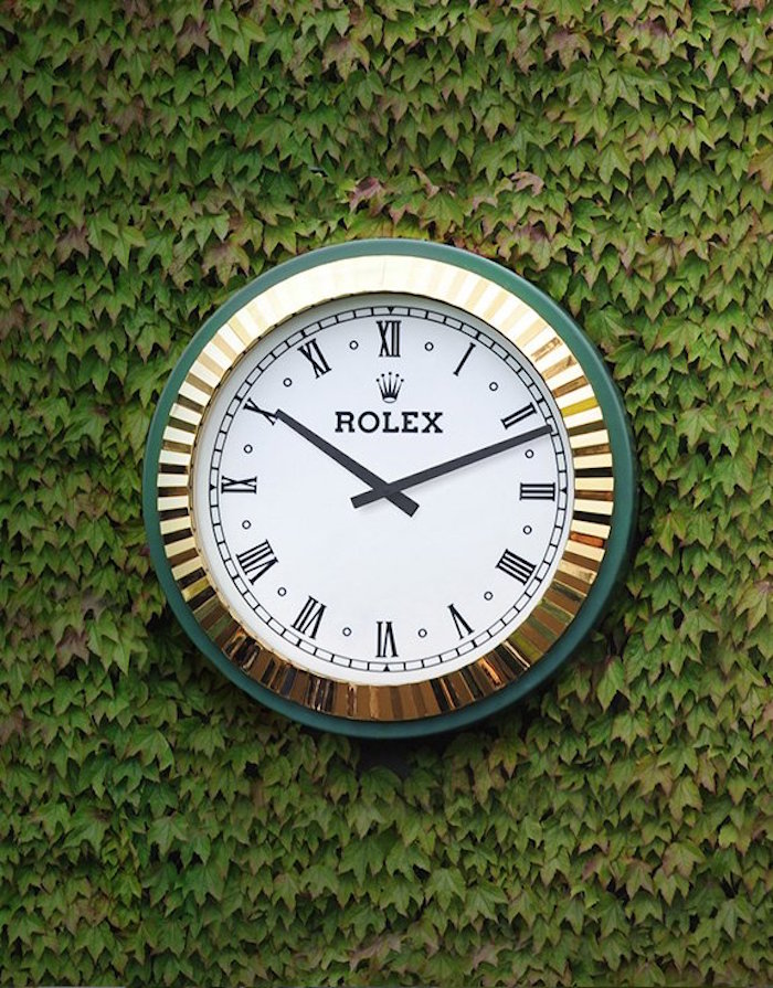 Rolex is the Official Timekeeper of Wimbledon (photo: courtesy of Rolex) 