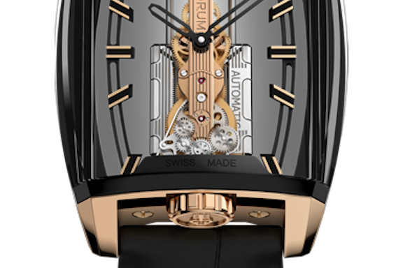 titanium and gold Corum Golden Bridge Avant-Garde watch