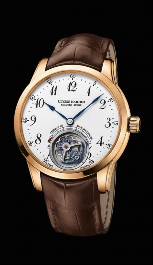 The patented Anchor Tourbillon combines a revolutionary constant force system and 60-second tourbillon.