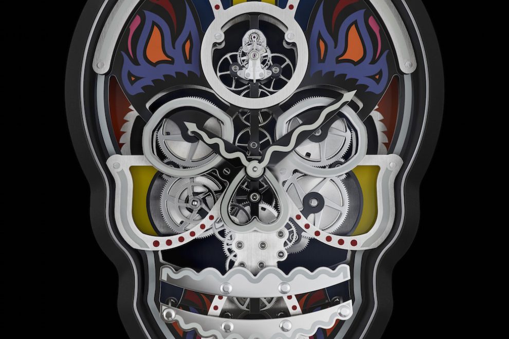 vanitas_color_HD_open_black Each of the colors used by Fiona Kruger in the design of the L'Epee 1839 Vanitas clock holds a meaning.