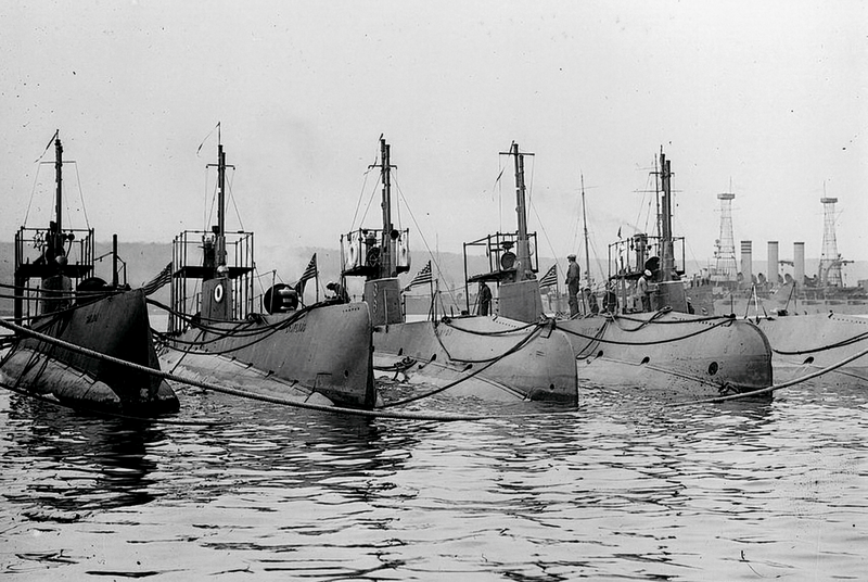 US submarines, circa 1942.
