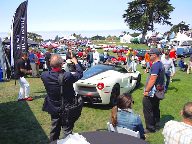 Franck Muller partnered with Neiman Marcus at the Concorso Italiano during Monterey Classic Car week. 